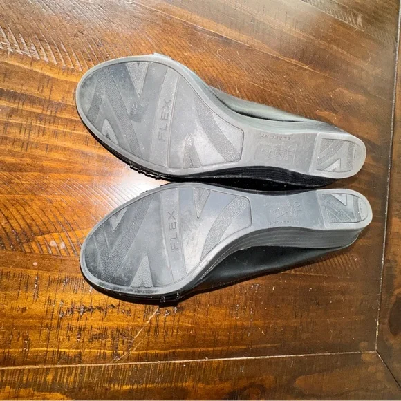 Soft Style Black Slip-On Loafer with Silver Buckle Detail - Picture 8 of 12